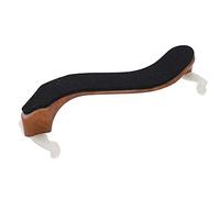 Qukaim Spalliera per violino 3/4, in acero Birdseye, alta densità, altezza regolabile, pizzico antiscivolo in silicone, adatto per violini 3/4 e 4/4, accorie di violino