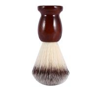 Qukaim Spazzola per la pulizia del viso professionale da barba maschile, spazzola da barba in nylon e manico in legno, strumento per la pulizia del viso da uomo, accessorio per salone di barbiere,