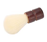 Qukaim Spazzola per la pulizia della barba da uomo, spazzola da barba da uomo, morbida lana di nylon, manico in legno, strumento professionale per la pulizia della barba, ideale per barbieri e saloni