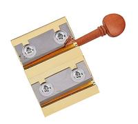 Qukaim Strumento di regolazione del suono del violino 4/4, 10 pezzi, kit di installazione per il suono del violino, rasoio e alesatore dorato per violini 4/4, accorie di strumenti musicali