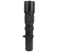 Qukaim Super teleobiettivo F8?F32 da 500 mm, messa a fuoco manuale per attacco T2, obiettivo per fotocamera fotografica, ad alto ingrandimento, compatibile con fotocamere T2