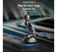Qukaim Supporto a ventosa per telefono, doppia testa a sfera girevole a 360°, adattatore per fotocamera sportiva con vite fissa, compatibile con 12/11/10/9/8/7 e Insta 360