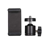 Qukaim Supporto per telefono regolabile con clip per smartphone, adattatore a sfera flessibile con vite da 1/4 di pollice, compatibile con supporto a scarpa fredda, soluzione di montaggio versatile