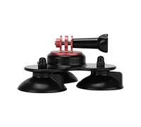 Qukaim Supporto universale TwistLock a ventosa, supporto girevole per telefono, design a tripla ventosa per fotocamera, montaggio a vuoto Accory per auto