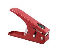 Qukaim Taglierina per plettro per chitarra, perforatrice per plettro regolabile, multifunzione, portatile, rosso, kit per plettro per chitarra, forniture per chitarra