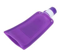 Qukaim Tamburello a doppia fila in metallo, 20 cm, per feste in chiesa, eventi musicali, design leggero, facile da tenere in mano, bottiglia d'acqua pieghevole portatile, in silicone, 500 ml