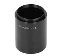 Qukaim Teleconvertitore 2X per montaggio a T, convertitore lente di ingrandimento 2X per teleobiettivo a specchio da 420 mm-800 mm, 650 mm-1300 mm, 500 mm-800 mm, 900 mm