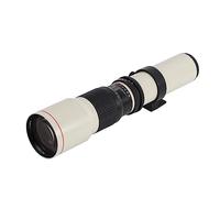 Qukaim Teleobiettivo F8 F32 con messa a fuoco manuale da 500 mm per fotocamera Olympus OM, lunghezza focale fissa, teleobiettivo, ad alte prestazioni
