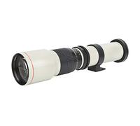 Qukaim Teleobiettivo F8F32 con messa a fuoco manuale da 500 mm per fotocamera Canon EF-S, teleobiettivo a focale fissa, ideale per fotografia naturalistica
