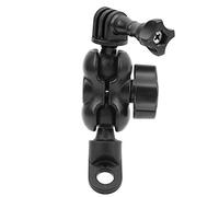 Qukaim Telesin Supporto Universale Specchietto Retrovisore Moto per Smartphone e Telecamere di Movimento, Compatibile con Manubrio Moto, Regolabile, Design