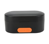 Qukaim Testa a sfera di ricambio per microfono, griglia in acciaio inox con filtro interno in schiuma a rete, compatibile con Beta87A, ZGR30, scatola di ricarica portatile, ricarica rapida