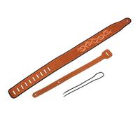 Qukaim Tracolla per chitarra ukulele, zaino in tessuto di poliestere, resistente e spessa, in vera pelle bovina opaca, scatola per il trasporto di chitarre elettriche acustiche da 23/61 cm,