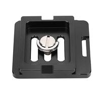 Qukaim Treppiede testa a sfera in lega di alluminio piastra a sgancio rapido, universale per Sirui TY50X serie G serie KX, design leggero, compatibile con la maggior parte dei treppiedi, 10 x 7 cm