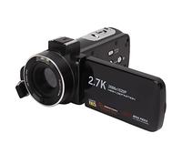 Qukaim Videocamera digitale 2.7K 48MP Full HD, schermo IPS da 3,0 pollici, zoom digitale 18x, videocamera con telecomando, FHD F6, ideale per vlogging e video