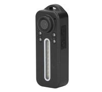 Qukaim Videoregistratore portatile 1080P, fotocamera indossata dal corpo con luce di riempimento a LED, visione notturna per forze dell'ordine, raccolta prove, sicurezza, design clip posteriore