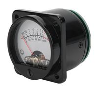 Qukaim VU Meter 45 mm Amplificatore di Potenza Tubo VU Level Meter, Retroilluminazione DB Meter Volume con scheda driver, Indicatore amplificatore stereo, DC500UA, Bianco