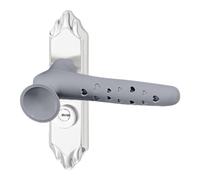 Qukoielly Copertura per maniglia della porta resistente al calore, guaina protettiva per maniglia, resistente al calore, in morbido silicone, antiscivolo, antistatica, per la sicurezza dei bambini