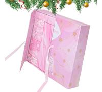 Qukoielly Countdown to Christmas, porta caramelle ricaricabile, calendario delle festività 24 giorni, per bambini, adolescenti, adulti, uomini, donne, ragazzi, ragazze, vacanze, Halloween