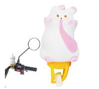 Qukoielly Decorazione per manubrio della bicicletta, motivo animale, decorazione per manubrio della bicicletta, impermeabile, accessorio per ciclismo, casco per bambini, equitazione, attività