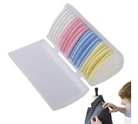 Qukoielly Gesso da sarto a forma di triangolo, cancellabile per tessuti, da sartoria, per e designer