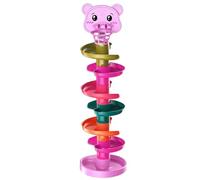 Qukoielly Giocattolo con scivolo a sfera per bambini, Giocattolo con scivolo a sfera | Giocattoli impilabili per la caduta delle palline - Gioco della torre dello della palla da lancio