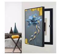 Qulamrdk Copertura Decorativa Moderna Scatola Quadri Decorativi di Paesaggi della Scatola Elettrica Copri Quadro Elettrico Quadro Copri Contatore Contatore Flip(B,50x60cm)