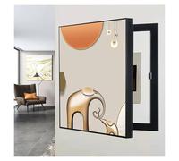 Qulamrdk Copertura Decorativa Moderna Scatola Quadro Copri Quadro Elettrico Elettrico Scatola di Distribuzione Pittura Decorativa Quadro Copri Contatore(F,35x45cm)
