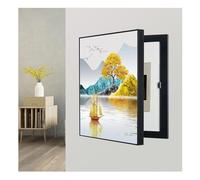 Qulamrdk Copri Quadro Elettrico Decorativo Copertura Decorativa Moderna Scatola Coperchio Contatore Elettrico Decorativo Idéal pour Les Familles(40x50cm)