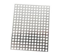 Qulamrdk Lamiera Forata Inox Braciere Stufe Pellet Nocciolino X Tutte Le Marche Esteso Metallo Rete Lastra, Rete di Protezione per Balcone delle Finestre(8mm Mesh,15x15cm)