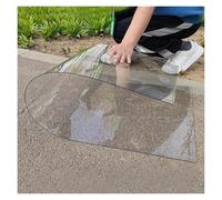 Qulamrdk Pannelli Policarbonato Trasparente, Pannello di Copertura in Plastica Resistente Agli Urti Lastre da Tetto in Fibra Vetro Leggere Facili Tagliare(1.5x7m/4.92x22.96ft)