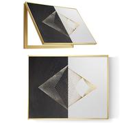 Qulamrdk Quadro Copri Quadro Elettrico Pittura Decorativa della Scatola di Distribuzione Interno Nascondi Pittura Decorativa Quadro Copri Contatore(C,45 x 55 cm/17.7inx21.6in)