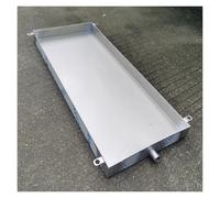 Qulamrdk Vaschetta Raccogli Acqua Universale per Condizionatore D'aria Esterna, Condensa in Acciaio Inox per Cucina e Casa Forte(19.639.3in/x50x100cm)