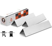 QuliMetal 7635 Barre Flavorizer per Weber Spirit E-210, E-220, S-210, S-215 (Controllo Frontale), 38,9 cm Acciaio Inox 304 per Spirit 200 & GS4 Spirit II E/S 210, 220, 215