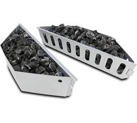 QuliMetal cesti separa carbone per Weber barbecue a carbone da 47, 57, 67 cm, Char-Basket per Weber 7403, cesti separa carbone, supporti per carbone e bricchetti per Kettle, One Touch, Master Touch