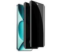QULLOO 2 Pezzi Privacy Vetro Temperato Compatibile con Xiaomi Redmi Note 15 Pro Plus 5G/ Poco M8 Pro, Copertura Totale Vetro Temperato, Durezza 9H Film Protettiva Anti-Impronte Senza Bolle