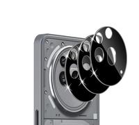 QULLOO Pellicola Fotocamera per Nothing Phone 3a Pro, Durezza 9H Vetro Temperato Lente Protettiva, HD Chiaro Anti-Graffio Protezione Obiettivo Della - 3 Pezzi