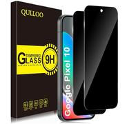 QULLOO Pellicola protettiva per la privacy per Google Pixel 10/10 Pro, confezione da 2 pezzi, vetro temperato anti-spia, durezza 9H, antigraffio, anti-sbirciamento, pellicola protettiva in vetro