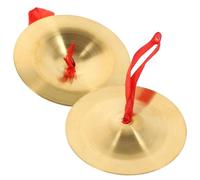 QUMIIRITY 1 paio Cimbali per Dito per Strumenti Musicali Rame per Ballo e Intrattenimento Facili da Trasportare per Creare Melodie da Design Resistente e Affascinante
