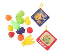QUMIIRITY 1 Set Schede Flash Educative con Frutta per Apprendimento Interattivo Didattico per Anni Riconoscimento e Versatilità Classe o Viaggio