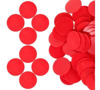 QUMIIRITY 100 pezzi Gettoni Bingo Colorati Fiches da Gioco Resistenti e Leggere Accessori per Giochi Tavolo e Poker Contatori per Carte per Serate in Famiglia e Amici