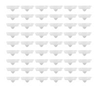 QUMIIRITY 100pezzi Tampone Paracolpi Adesivo Trasparente Per Mobili Piccoli e Sportelli Armadi Ammortizzatore Antiurto Silenzioso Morbido e Resistente Facile Da Installare e Rimuovere Antiur