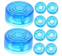QUMIIRITY 10pezzi Copri-piedino in Plastica Per Chitarra Da Tappi Di Protezione Per Effetti Accessori Per Chitarra Elettrica Coperture Per Piedini Di