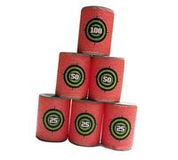 QUMIIRITY 12 Pezzi Bersagli EVA per Gioco di Guerra Portatile per Esterni Divertimento e Allenamento Giocattolo Party per Ragazzi e Ragazze