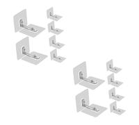QUMIIRITY 12pezzi Ancoraggi Adesivi Per Mobili Straps Antiribaltamento Regolabili Per Sicurezza Dei Facile Installazione Senza Trapano Protezione Per Tv e Arredamento