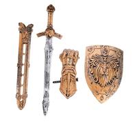 QUMIIRITY 1set Giocattoli Per Armamenti Cavalleresco Per Cosplay e Include e Spade Per Costumi Halloween e Ruolo e Resistente