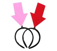 QUMIIRITY 2 Accessori Per A Forma Di Freccia: Fascia Per A Forma Di Freccia Rivolta Verso Il Basso, Divertente Copricapo Per Compleanno, Copricapo Per Feste, Carnevale,