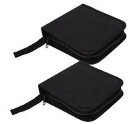 QUMIIRITY 2 Pezzi Borsa CD CD Organizer Custodia CD Custodie Per CD Accessorio CD Custodie Per Dvd Contenitore Per CD Per Dvd Non