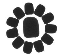 QUMIIRITY 20 Pezzi Coprimicrofono in Schiuma Standard Parabrezza Per Microfono Palmare Cuffia Copertura Antivento Per Microfono in Schiuma