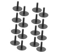 QUMIIRITY 20 Pezzi Supporto giocattolo anatra di gomma Decorazioni di anatra Carino anatra per auto porta espositore Accessori per auto carine supporto per anatra per cruscotto plastica Nero