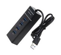 QUMIIRITY 2pezzi Hub Usb Porte Adattatore Portatile Splitter Multifunzionale Per Trasferimento Dati Veloce Compatibile Con Laptop e Dispositivi Usb Design Ultra Slim Con Indicatori Led